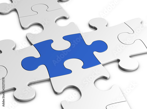 Illustration: jigsaw puzzle connection jigsaw puzzle connection