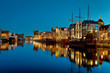 Gdansk of Riverside at night
