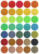 Fabric color chart