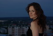 Girl and city