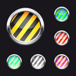Glossy abstract buttons