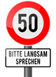 Illustration: 50 - Verkehrszeichen 50 - Verkehrszeichen