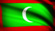 Waving Flag Maledives Punchy