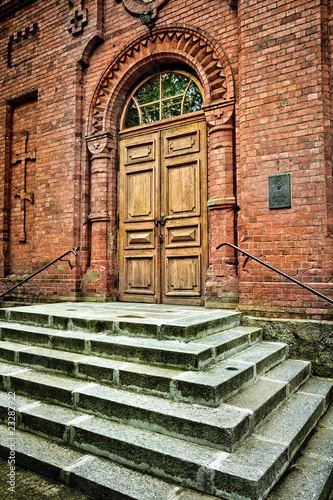 Stairs to the Orthodox Church - Bialowieza - Poland