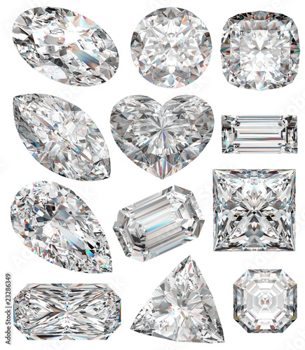 Illustration: Diamond shapes. Diamond shapes.