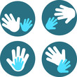 Child's Hands and Adult Hands