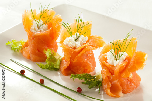 Foto: Smoked salmon Smoked salmon