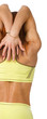 Female athlete from behind