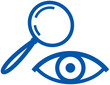 Search, zoom – Vector illustration