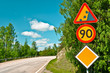 Steinschlag in Schweden