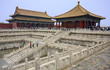 chine, beijing, cité interdite : escaliers et pavillons chine, beijing, cité interdite : escaliers et pavillons
