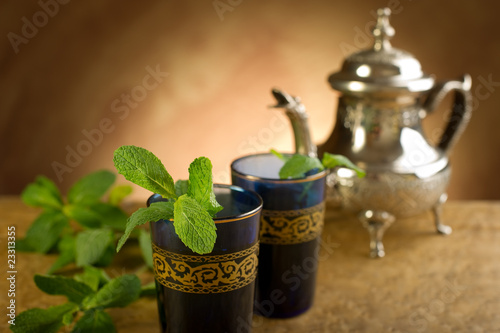 Photo: moroccan mint tea- te marocchino alla menta moroccan mint tea- te marocchino alla menta