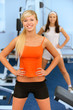 Two beautiful sportswomen