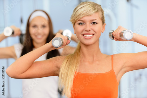 Photo: Two beautiful sportswomen Two beautiful sportswomen