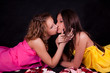 Two enamoured girls Two enamoured girls