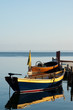 Boat on landing stage