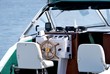 Interior eines Motorbootes