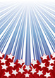 Background with elements of USA flag, eps 10.0