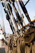 ships rope on the deck