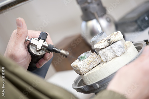 Photo: Closeup of jeweller is working Closeup of jeweller is working
