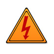 Danger warning sign