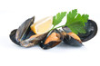 cozze - mussels with lemon and parsley cozze - mussels with lemon and parsley