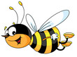 cheerful bee