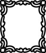 Vector decorative frame