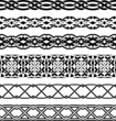 Vector decorative borders