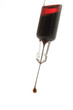 Spritze mit Blut und Herz aus Zucker