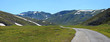 A road to village Galichnik in Macedonia