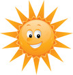 Cartoon sun