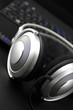 Headphones and keyboard