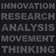 INNOVATION. Illustration with different association terms.