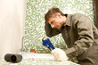 Photo: Confused plumber Confused plumber