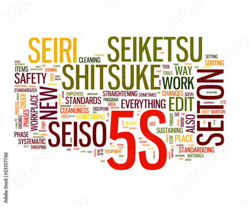 Illustration: 5S management methodology - Total Quality Control 5S management methodology - Total Quality Control