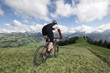 Mountainbike with view