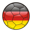 flag of Germany on soccer ball - world cup 2010 flag of Germany on soccer ball - world cup 2010