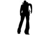 Cowboy silhouette