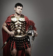 Portrait of a legionary soldier