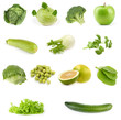 Food collection. All green.