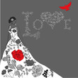 Template for wedding card