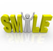 Smile - Smiley Man in Word Smile - Smiley Man in Word