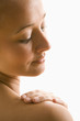 Woman Looking at Shoulder