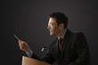 Businessman Giving a Lecturing