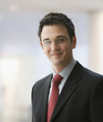 Handsome Businessman Smiling