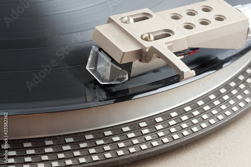 Photo: Macro shot of turntable cartridge Macro shot of turntable cartridge