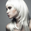 Beautiful young woman with blond hair