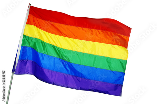 Photo: rainbow flag rainbow flag