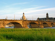 Foto: Augustusbrücke mit Liebfrauenkirche und Ständehaus in Dresden Augustusbrücke mit Liebfrauenkirche und Ständehaus in Dresden